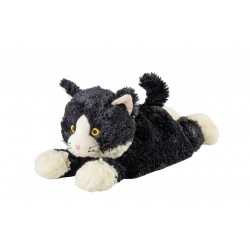 warmies® Katze liegend schwarz - Wärmekissen Kinder Kuscheltier