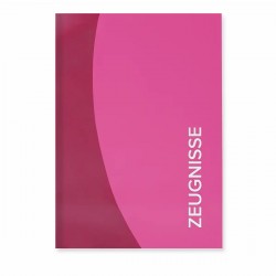 ROTH Zeugnismappe Duo, A4, 12 Einlagen, rosa  pink Zeugnisse