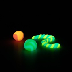 TRENDHAUS leuchtende Springknete Mix & Play vers. Farben