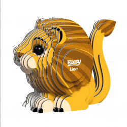 EUGY 3D Bastelset Löwe - einzigartige 3D Tierfigur