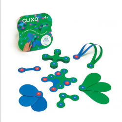 CLIXO Itsy grün & blau Magnet Bausatz 18 teilig