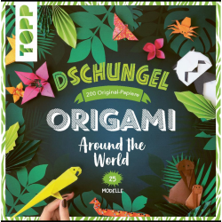 TOPP Origami Around the World - Dschungel Faltblätter und Anleitung
