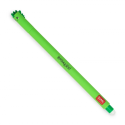 LEGAMI löschbarer Gelstift Dino grün - Tinte grün - Erasable Pen