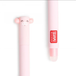 LEGAMI löschbarer Gelstift Schwein - Tinte pink - Erasable Pen Piggy