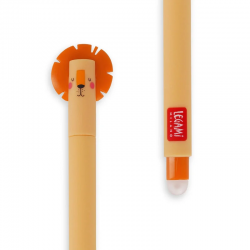 LEGAMI löschbarer Gelstift Löwe - Tinte orange - Erasable Pen LION