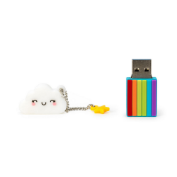 LEGAMI USB Stick 3.0 32 GB Regenbogen mit Wolke Rainbow