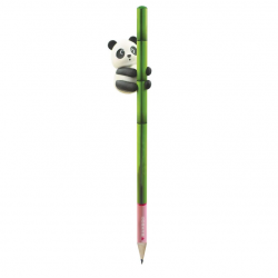 LEGAMI Bleistift HB Panda Radiergummi Radierer mit Vanille Duft
