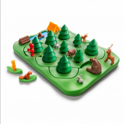 SMART GAMES Knobelspiel Wirbel im Wald 3D für 1 Spieler ab 7 Jahren
