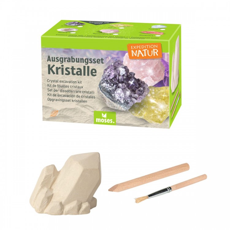 MOSES Expedition Natur Ausgrabungsset Kristalle