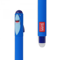LEGAMI löschbarer Gelstift Hai - Tinte blau - Erasable Pen SHARK