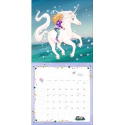KOSMOS Sternenschweif Wandkalender Monatskalender 2025 mit Poster
