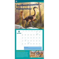 WAS IST WAS Dinosaurier Wandkalender Monatskalender 2025