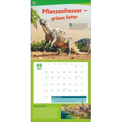 WAS IST WAS Dinosaurier Wandkalender Monatskalender 2025