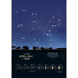 KOSMOS Himmelsjahr 2025 Wandkalender Wochenkalender