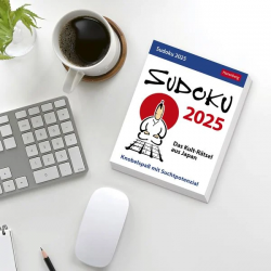 Sudokur 2025 Tagesabreißkalender Tischkalender Kult Rätsel