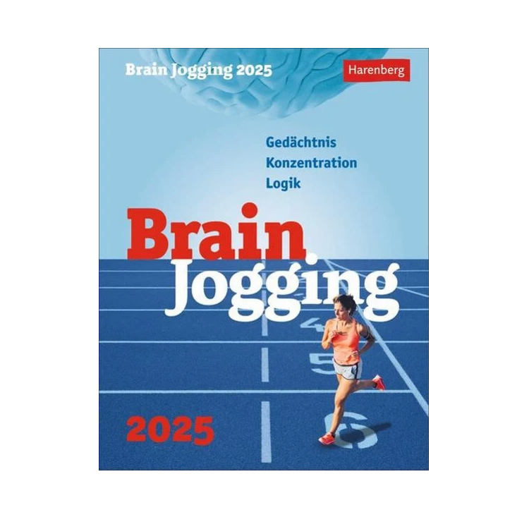 Brain Jogging 2025 Tagesabreißkalender Tischkalender Gedächtnis