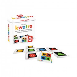 GAME FACTORY Kwatro Legespiel in Metalldose ab 8 Jahren