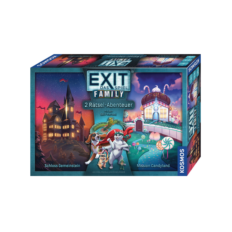 KOSMOS EXIT® - Das Spiel - Family: Schloss Gemeinstein/Mission Candyland