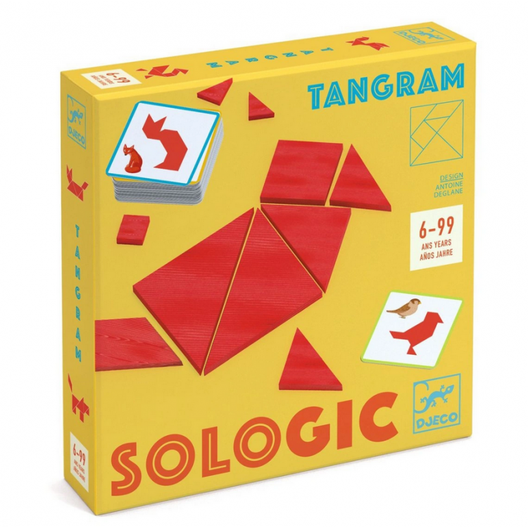 DJECO Knobelspiele Tangram Logikspiel ab 7 Jahren