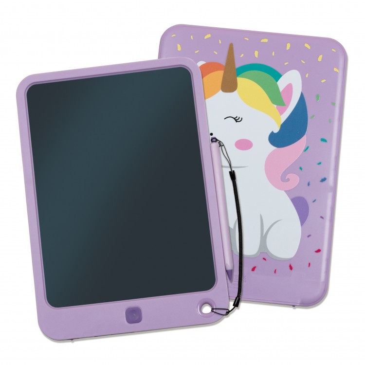 MAUDER VERLAG LCD Zaubermaltafel für Kinder Einhorn