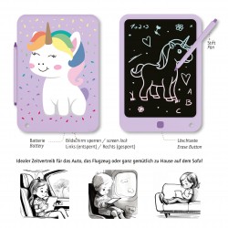 MAUDER VERLAG LCD Zaubermaltafel für Kinder Einhorn