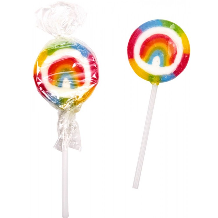 CS Regenbogen Lollie Retro Süßigkeit 0,60€/ Stück Lutscher