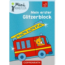 CS Meine 1. Glitzerbilder Block - Mini-Künstler Ausmalblock