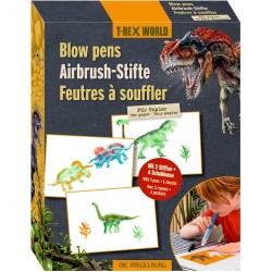 CS Airbrush Stifte für Papier - Dinosaurier Kreativset