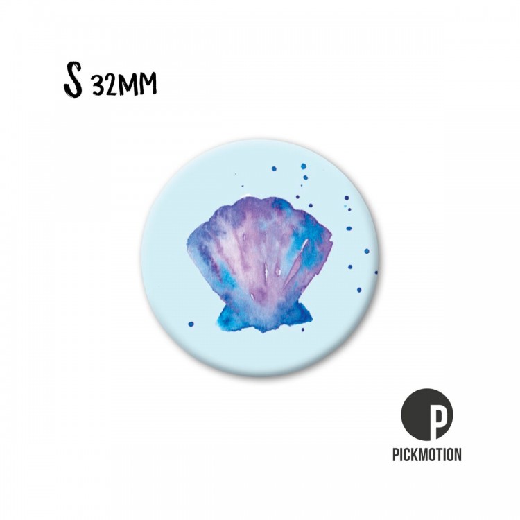 Pickmotion S-Magnet Muschel Aquarell