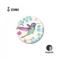 Pickmotion S-Magnet Eisvogel Blumen