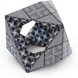 Shashibo Cube - "BLACK AND WHITE" Magnetwürfel 3D Puzzle