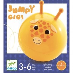 DJECO Hüpfball Jumpy Gigi Springball Giraffe ab 3 Jahren