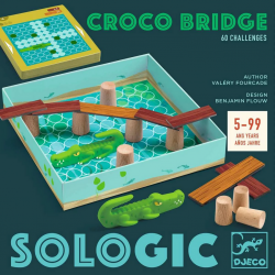 DJECO SOLOGIC Krokodil Brücke Logikspiel Knobelspiel ab 5 Jahren