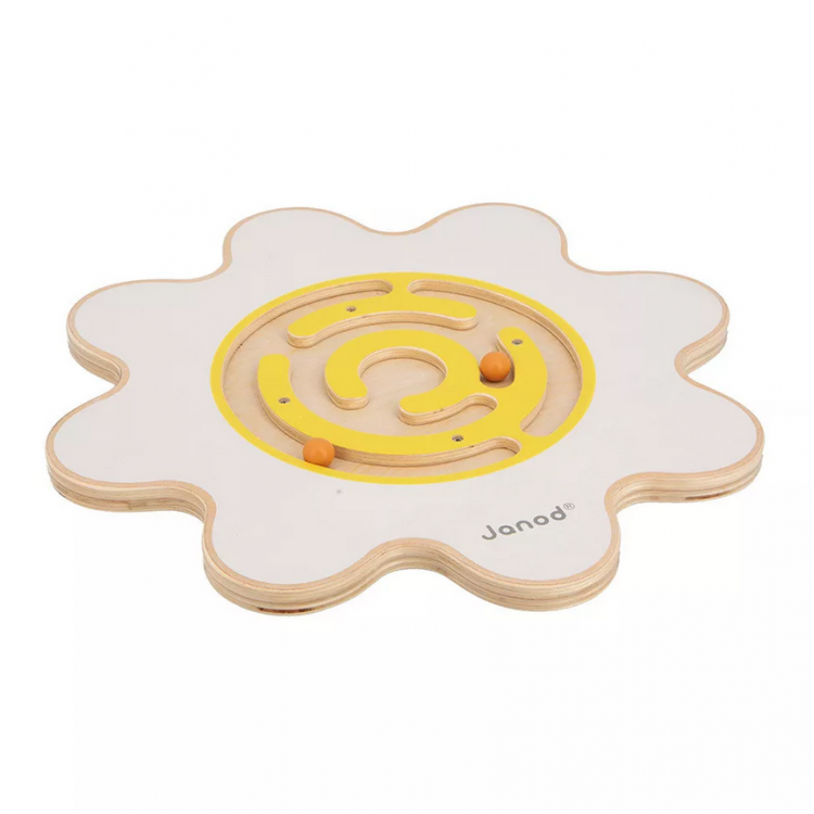 JANOD Blumen Balance Board mit Labyrinth