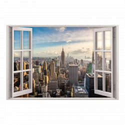 159 Wandtattoo Fenster - New York