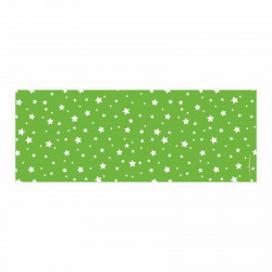 Stiftebecher Sterne grün/weiß inkl. 12 Dreikant Buntstiften| Kinder Stifteköcher Stiftehalter Schreibtisch Organizer Junge