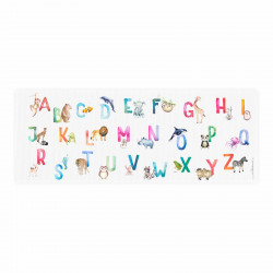 Stiftebecher Tier ABC Aquarell inkl. 12 Dreikant Buntstiften Kinder Stifteköcher Stiftehalter Schreibtisch Organizer