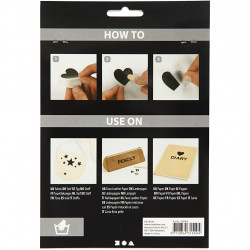 RUB-ON Transfer-Sticker Sterne für Textil, Papier und Holz