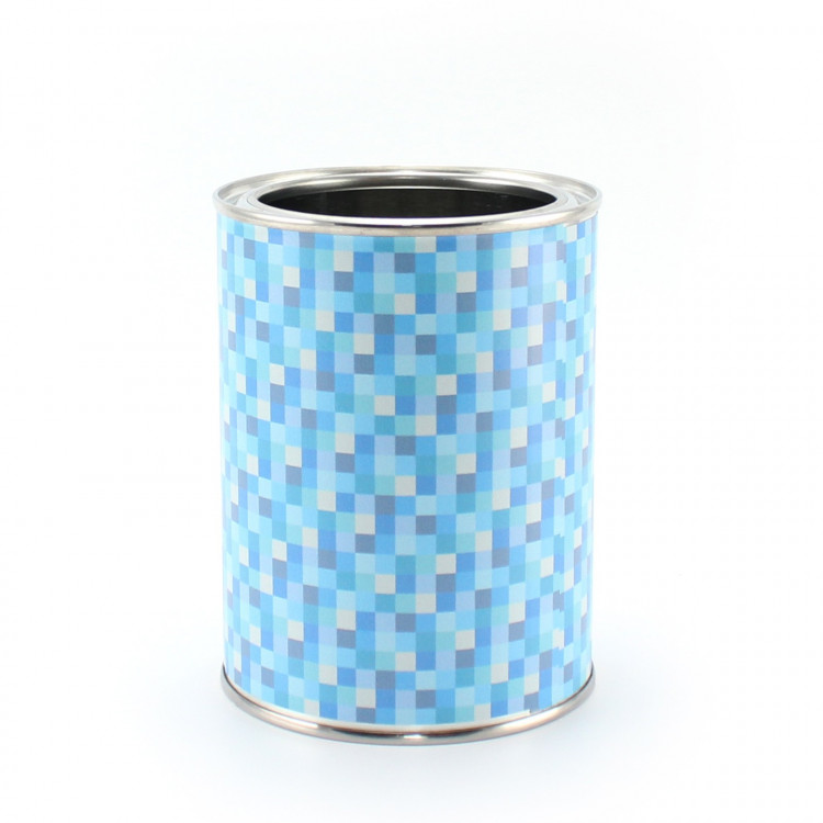 Stiftebecher Pixel blau - Kinder Stifteköcher Stiftehalter