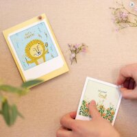 Pickmotion Kleine Klappkarte Frohes Fest (rot)