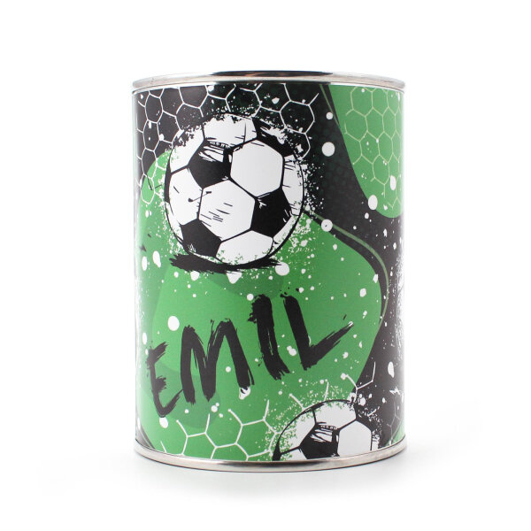 Fußball-Federmäppchen Für Kinder - 22x11x4,5 Cm, Aus 300D Polyester, Mit Reißverschluss, Vielseitige Stiftetasche