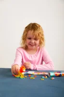 PLUS-PLUS 100 Kreativ Bausteine Löwe Tube