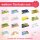 stabiles Vinyl Tischset Rehe Kinder Platzset abwaschbar