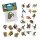 MAUDER VERLAG TapirElla temporäre Mini Tattoo Set Dinosaurier 24 Stück Dino