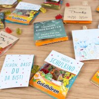SOFORT DOWNLOAD - Blumen - Schön, dass du da bist! Gummibären Tischdeko