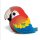 EUGY 3D Bastelset Papagei - einzigartige 3D Tierfigur