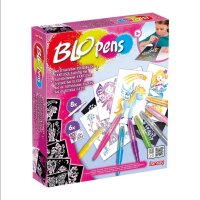 BLOPENS Sprühstifte Fantasie mit 6 Schablonen und 8...