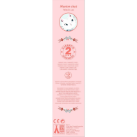 DJECO Armbanduhr Katze rosa Uhr Lesen Lernen