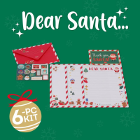 LEGAMI Set für Brief an den Weihnachtsmann Wunschzettel