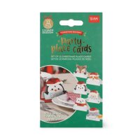 LEGAMI Set mit 12 weihnachtlichen Tischkärtchen Tischdeko